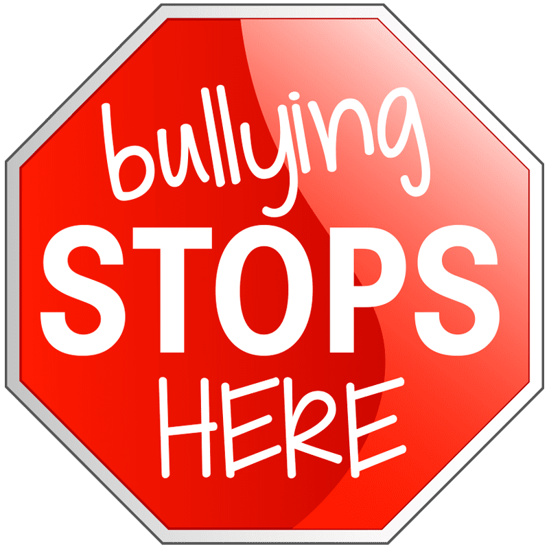 keep calm stop bullying sign